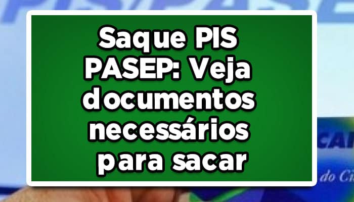 Saque PIS/Pasep 2023