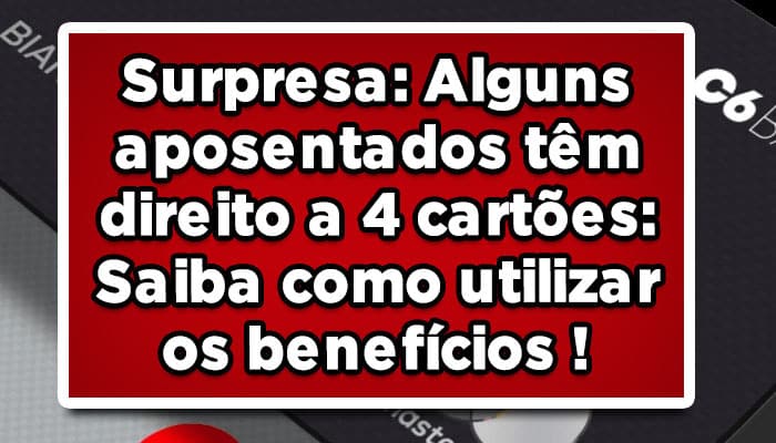 cartões para aposentados