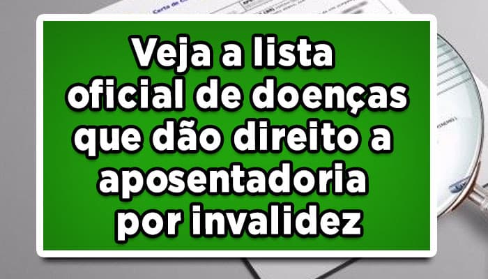 Aposentadoria por invalidez