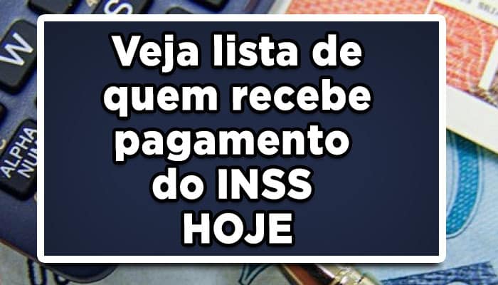 pagamento do inss