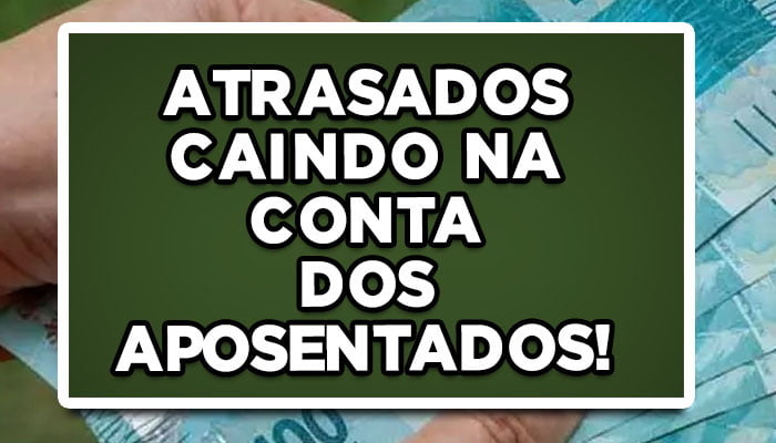 Aposentados recebem atrasados do inss
