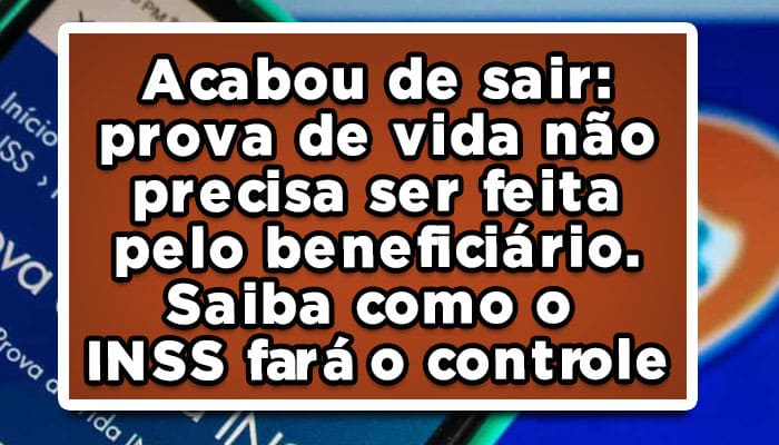 prova de vida inss
