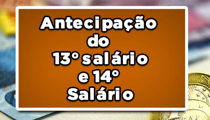 Décimo terceiro antecipado