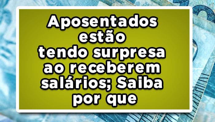 aposentados salários