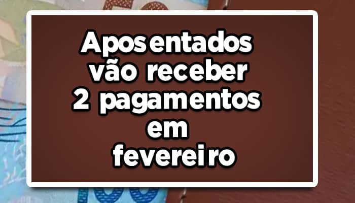 pagamentos aposentados