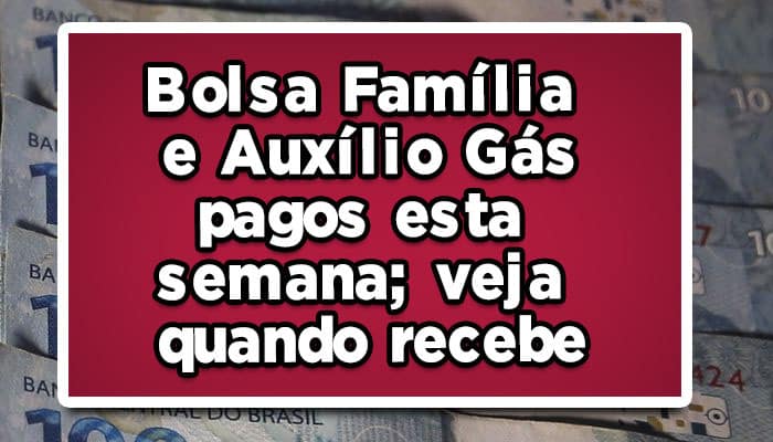 Bolsa Família Auxílio Gás