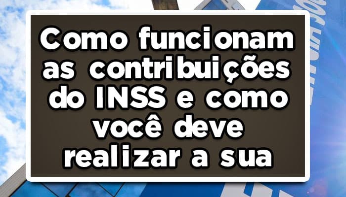 contribuições do INSS