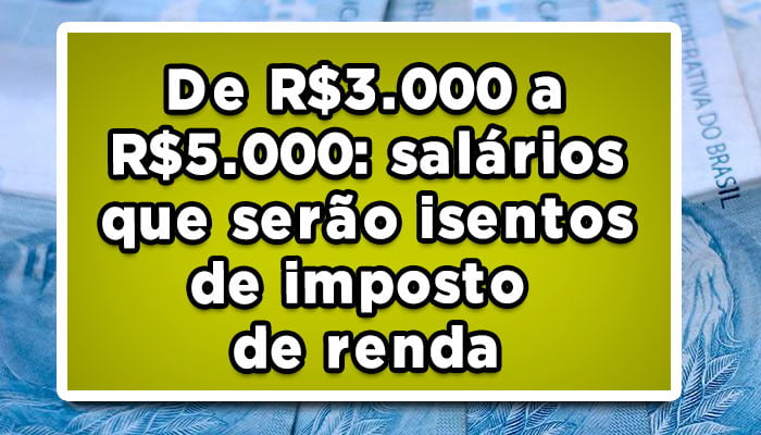 Isenção do imposto de renda