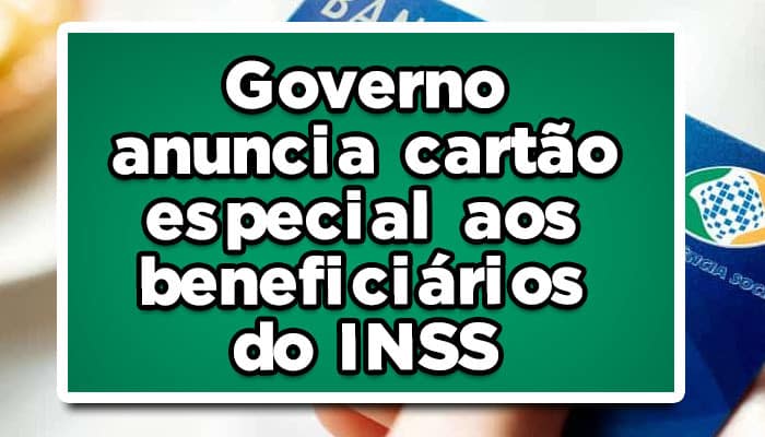 cartão INSS