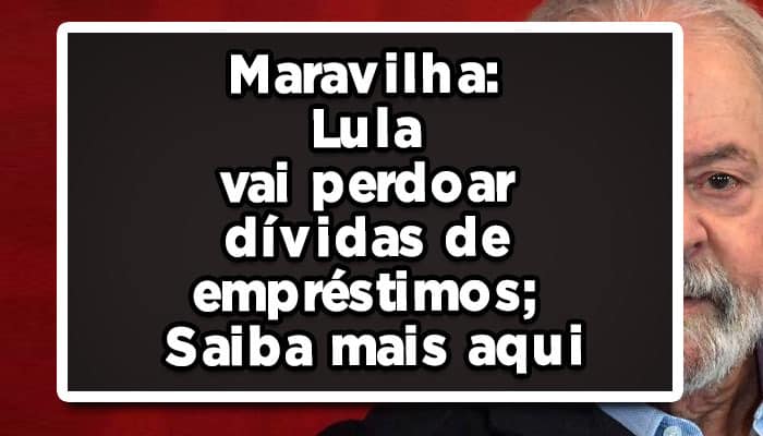 Lula dívida empréstimos