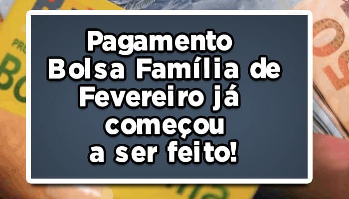 bolsa família fevereiro