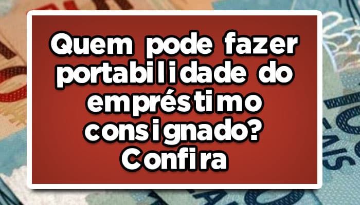 portabilidade do empréstimo consignado