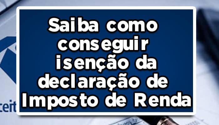 Isenção do imposto de renda