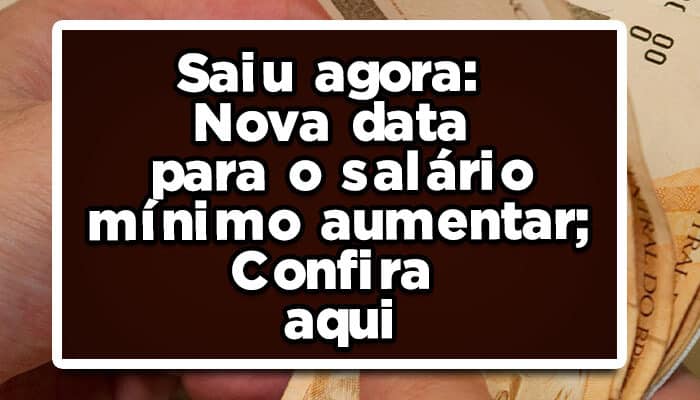 salário mínimo aumentar