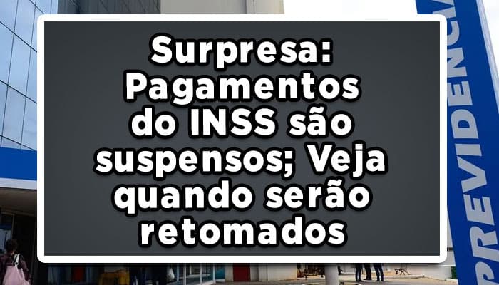 Pagamentos do INSS