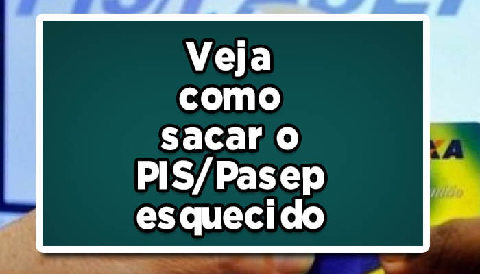 pis pasep esquecido