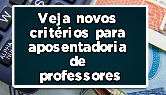 aposentadoria professor