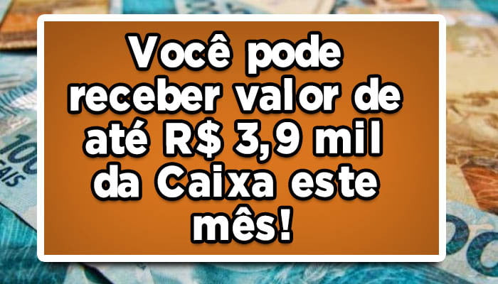 receber valor caixa