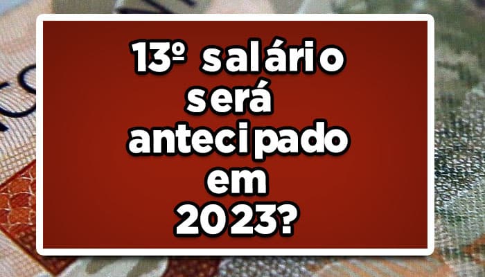 antecipação do 13º salário