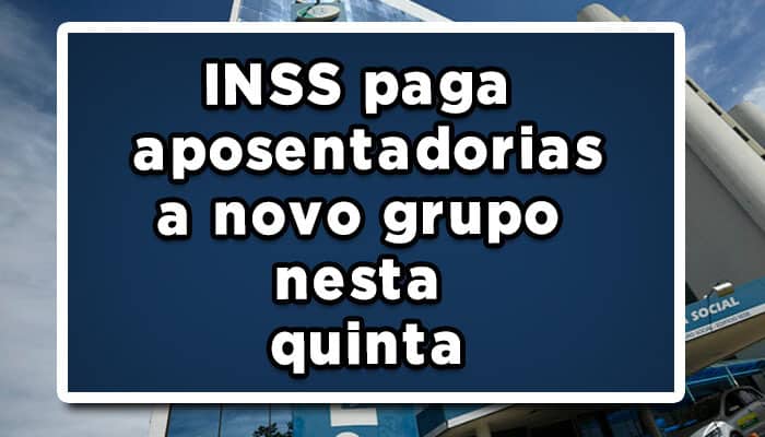 pagamento do INSS previsto para quinta