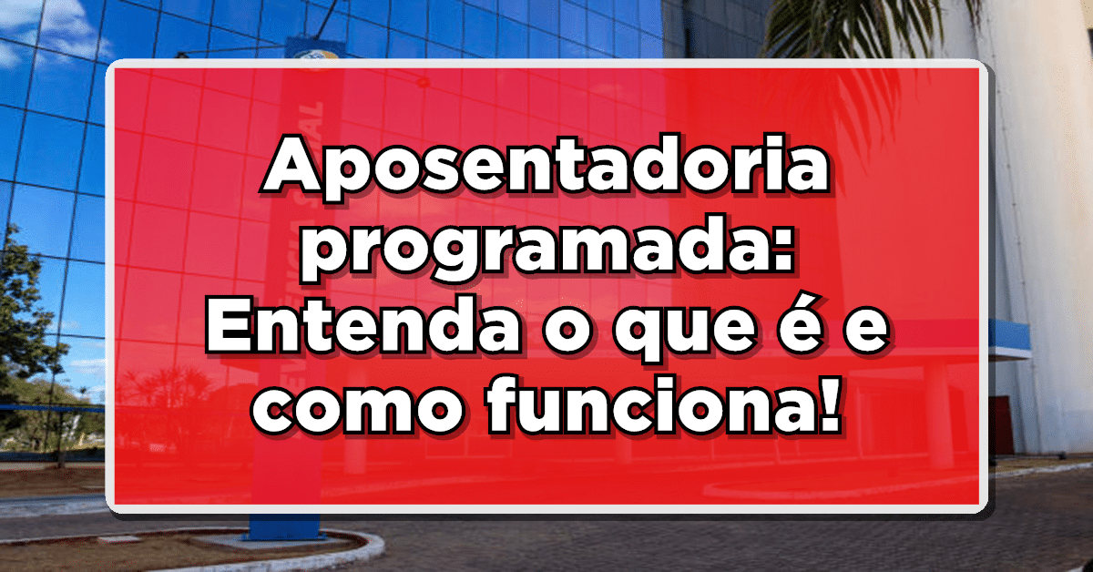 Novidade: O que é aposentadoria programada e como ela funciona? Confira mais informações
