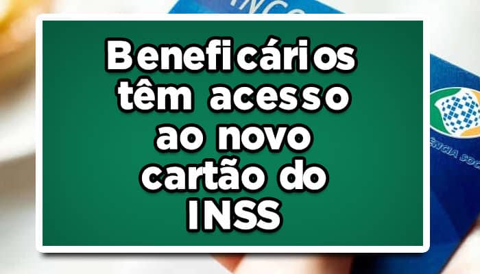 novo cartão do inss
