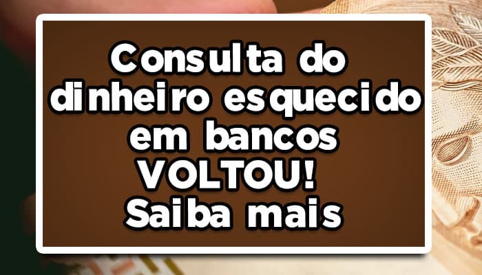 dinheiro esquecido