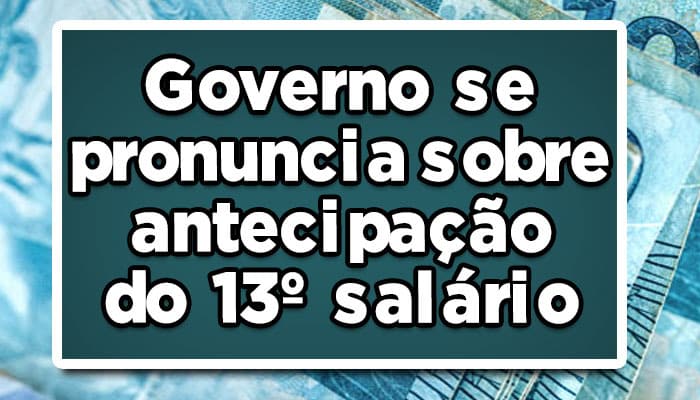 antecipação 13 salário