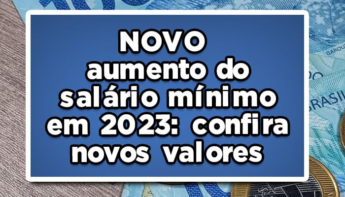 aumento do salário mínimo em 2023
