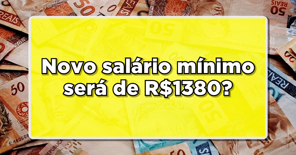 novo salário mínimo
