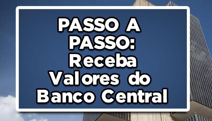valores a receber banco central