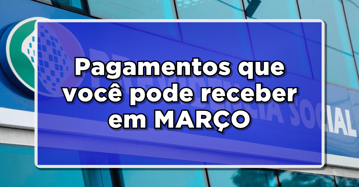 Este mês de março, para muitos aposentados do INSS, deve ser um mês recheado de pagamento em suas contas bancárias. Desse modo, para muitos pode ser o grande mês que pode ajudar estes a saírem da situação vermelha e quitarem as suas contas pendentes!