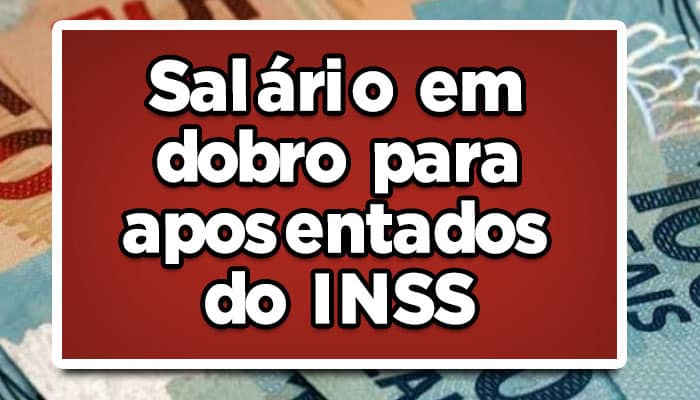 De acordo com um novo projeto de lei, que esta na Câmara dos Deputados sendo avaliado, os aposentados e pensionistas do INSS, conseguem receber o pagamento de um salário em dobro. Este projeto, certamente deve beneficiar os beneficiar aqueles que estão com várias dividas pendentes.