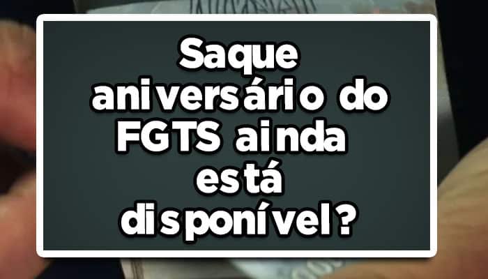 Saque aniversário do FGTS