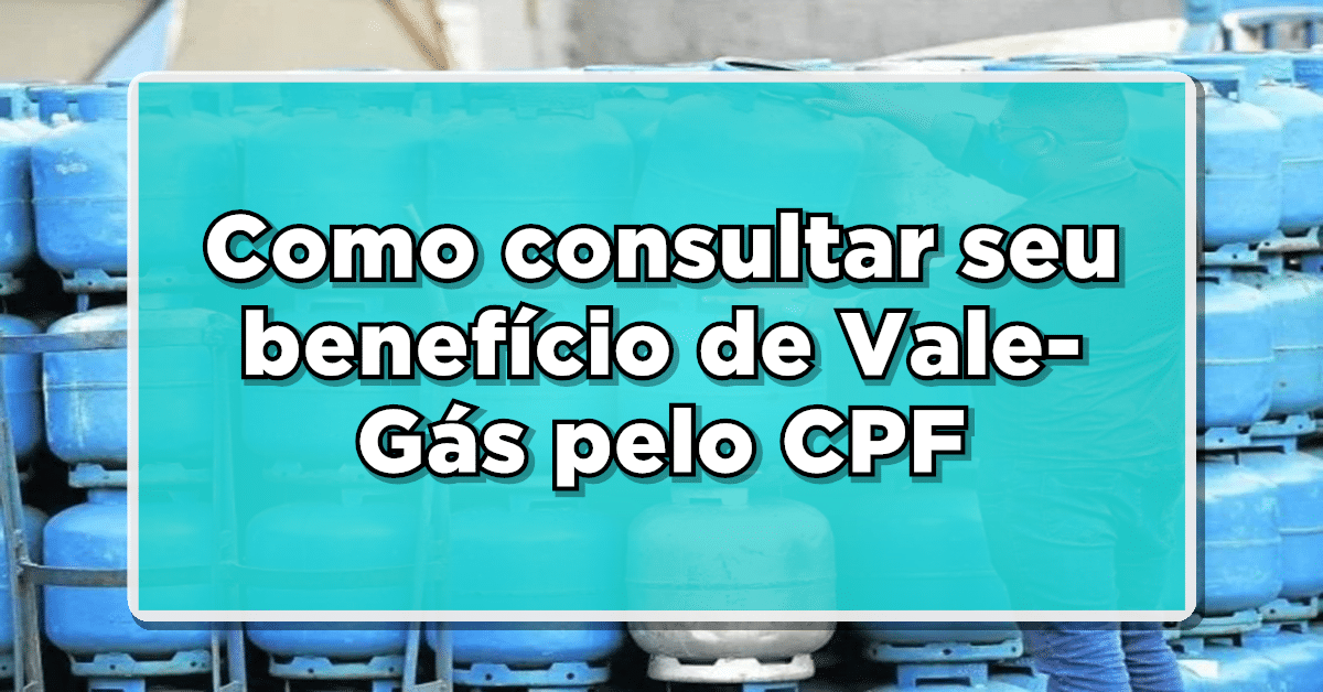 Consultar vale gás pelo CPF