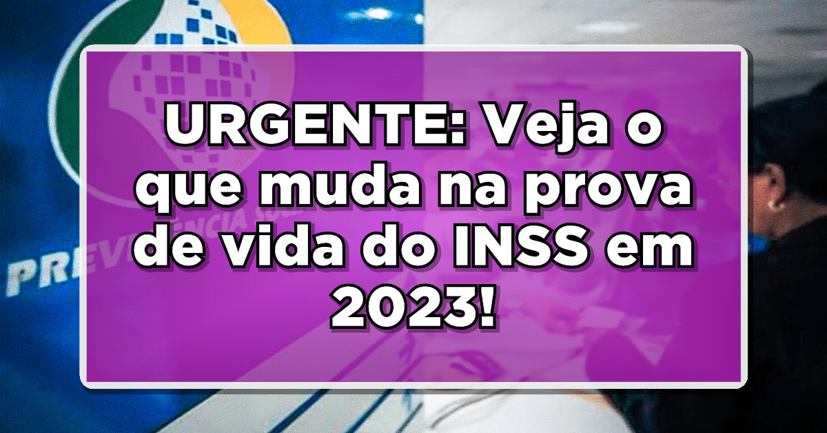 prova de vida inss