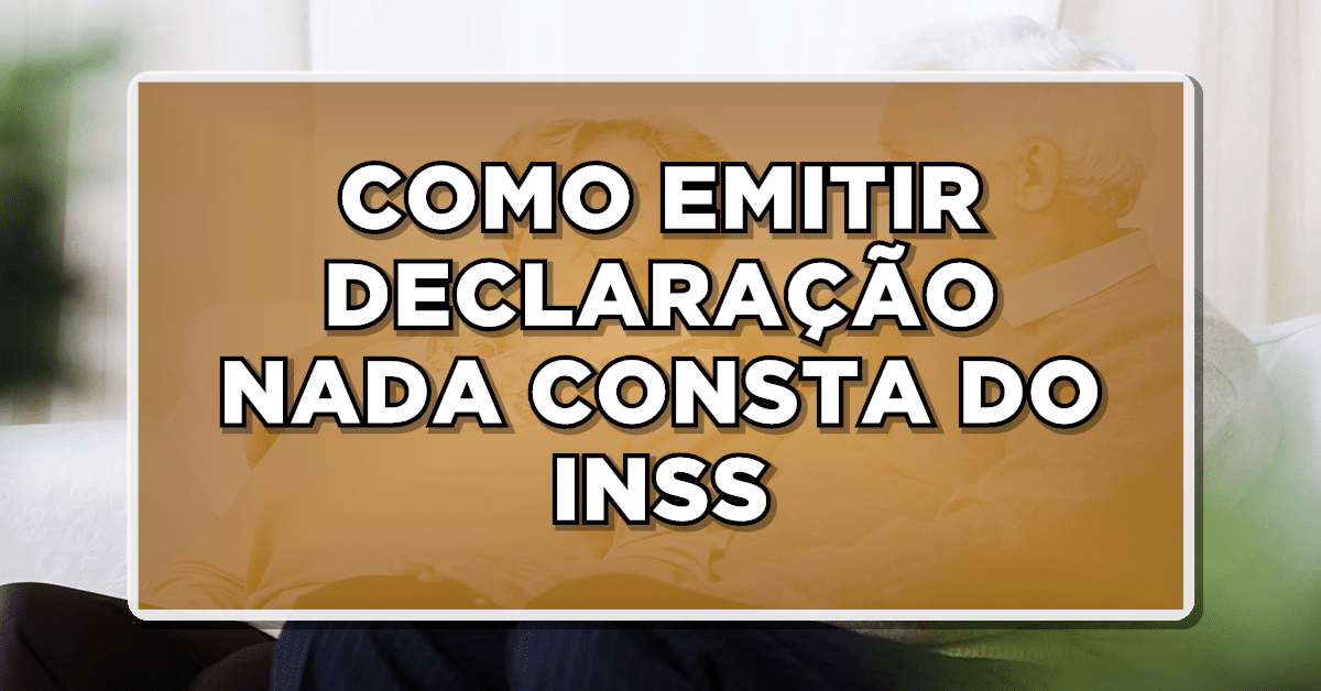 declaração nada consta do inss