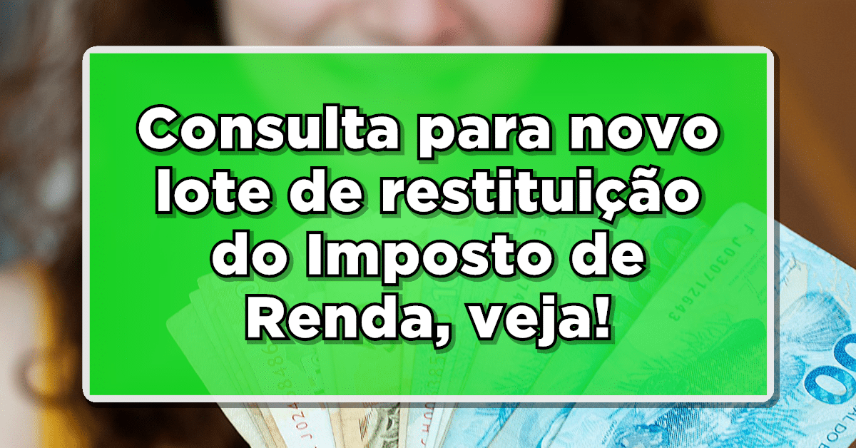 restituição do Imposto de Renda