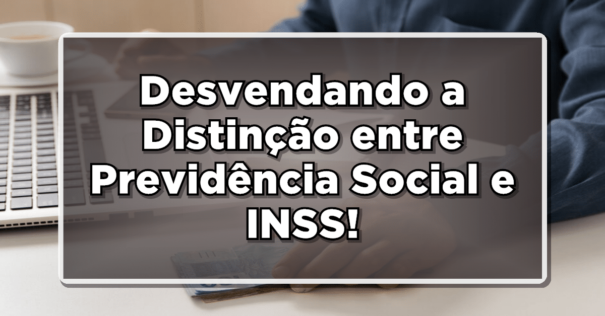 É comum que muitas pessoas se confundam com os termos "Previdência Social" e "Instituto Nacional do Seguro Social" (INSS), mas, na realidade, eles não se referem à mesma coisa. Embora estejam interligados, existem diferenças fundamentais entre eles. Vamos entender melhor o significado de cada um desses termos.