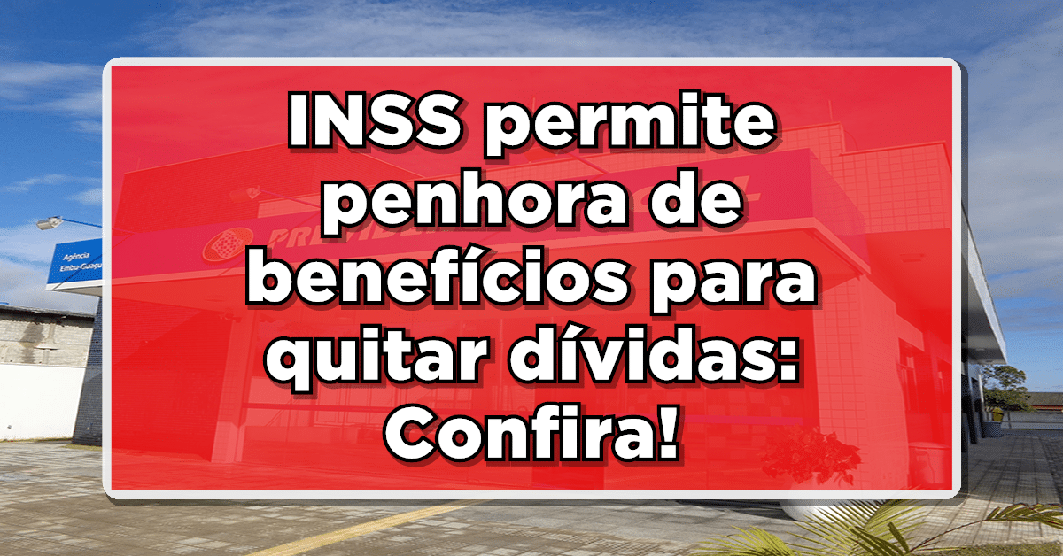 Você pode quitar suas dívidas com penhora de benefícios do INSS.