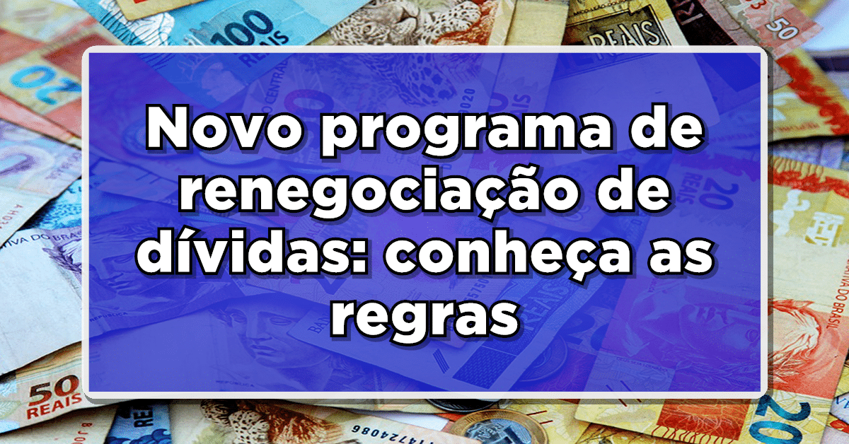 Desenrola Brasil é um respiro financeiro e renegociará dívidas.