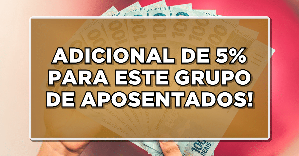 adicional para aposentados