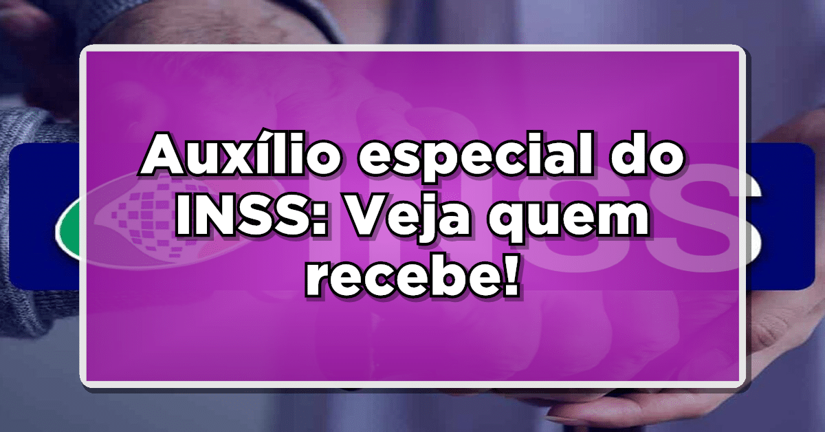 Auxílio especial do INSS: Veja quem recebe!
