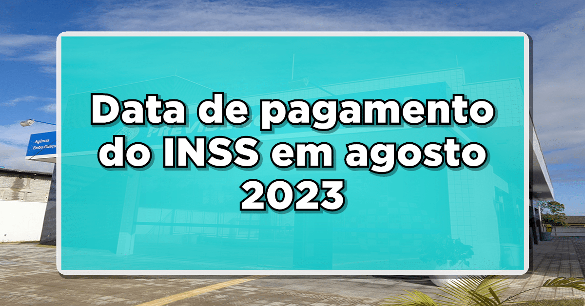 Pagamento agosto 2023