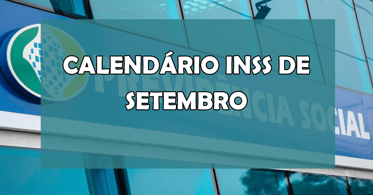 Calendário INSS de setembro