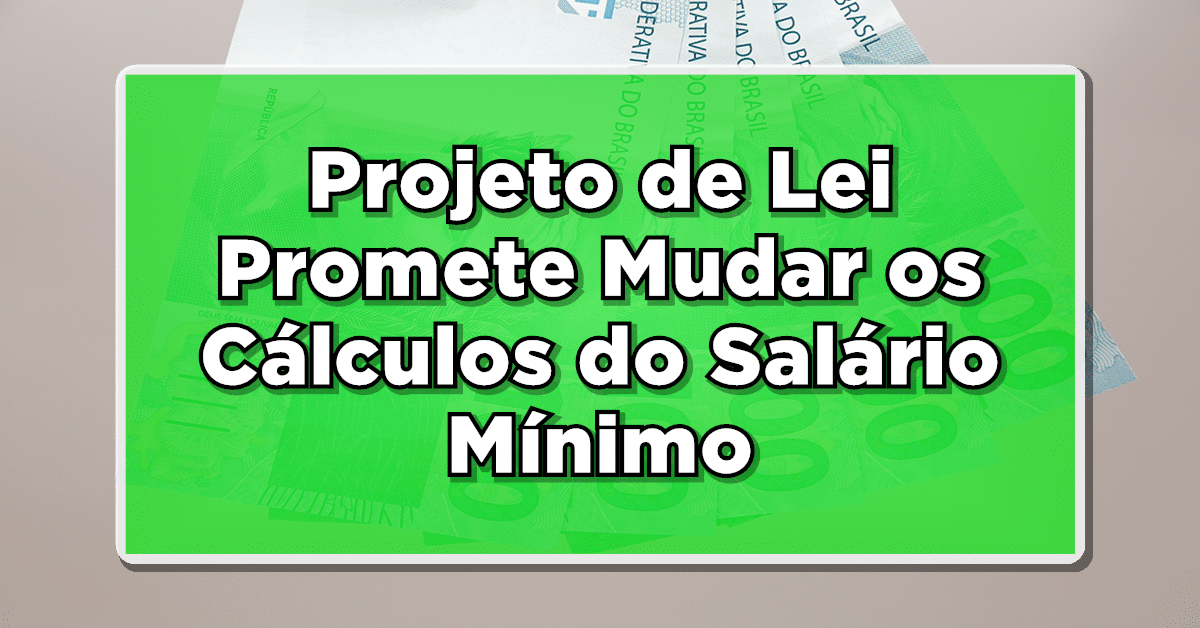 Projeto de Lei Promete Mudar os Cálculos do Salário Mínimo e Impactar Benefícios do INSS