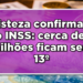 pagamento 13 salário inss