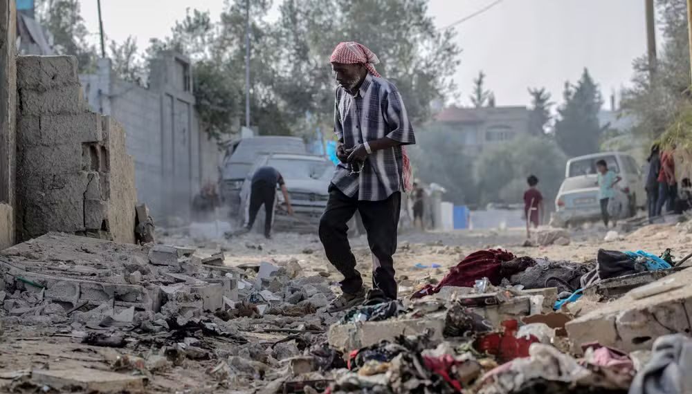 Destruição na Palestina