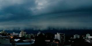 imagem do céu de uma das cidades do Sul para falar sobre o Tempo severo no Rio Grande do Sul