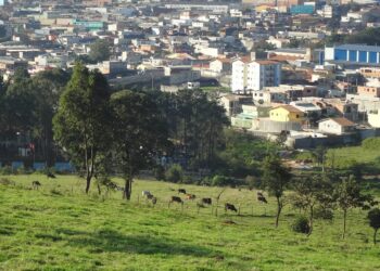 imagem de fazenda e cidade juntas para falar da mudança de ITR para IPTU